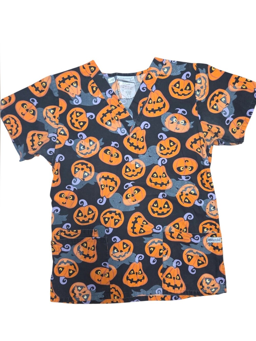 Uniform Advantage Halloween Scrub Top